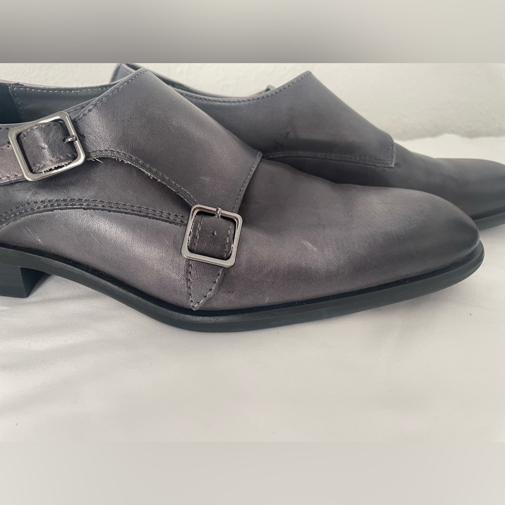 VITTORIO RUSSO MONK STRAP GRAY SIZE 9 - Picture 2 of 8